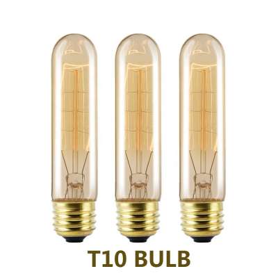 T9 40W 60W antique style vintage Edison bulbs pipe tube light