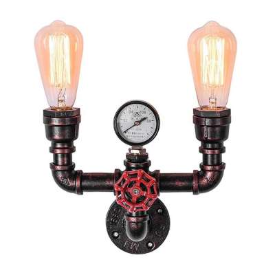 3*E27/E26 Industrial vintage wall lamp for gallery