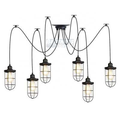 American village chandelier iron art ceiling lamp pendant lamp for living room, dinning room, bars