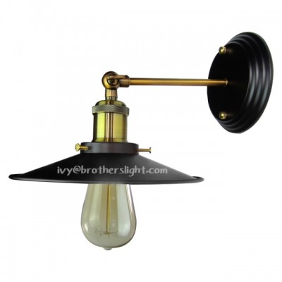 Industrial vintage lamp retro black wall lamp wrought iron loft wall light