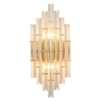 Postmodern crystal bedroom wall lamp indoor bed hotel