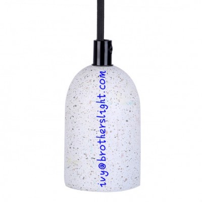 Contemporary concrete pendant lamp cement pendant light terrazzo pendant lamps